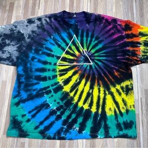 Pink Floyd / Roger Waters Colorful Tie Dye Concert Tee Mens Size 3XL